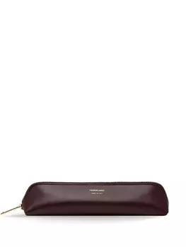 Ferragamo клатч с логотипом, красный
