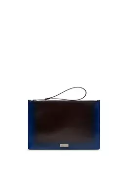Ferragamo клатч в двух тонах, коричневый