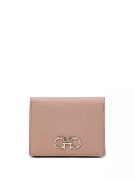 Ferragamo компактный кошелек Gancini, розовый