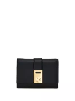 Ferragamo кошелек Hug в двух тонах, черный