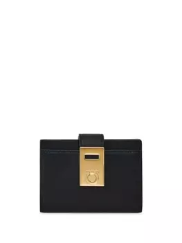 Ferragamo кошелек Hug в стиле колор-блок, черный