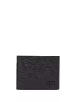 Ferragamo кошелек с декором Gancini, черный