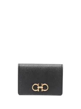 Ferragamo кошелек с логотипом, черный