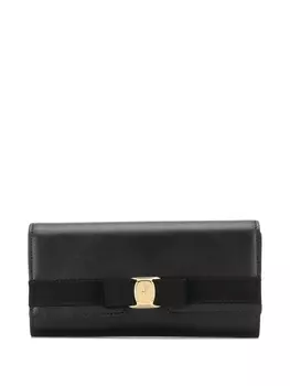 Ferragamo кошелек Vara Bow, черный