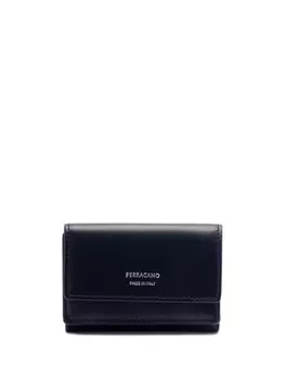 Ferragamo кожаный кошелек с логотипом, синий