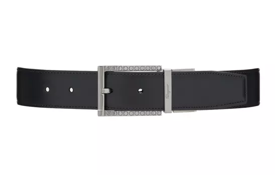 Ferragamo Кожаный ремень мужской черный