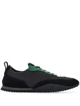 Кроссовки Ferragamo Lace-up, черный/зеленый