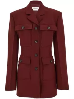 Ferragamo куртка Saharan с карманами, красный