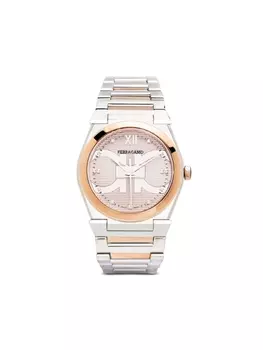 Ferragamo кварцевые наручные часы Vega 40 мм, розовый