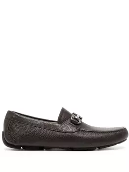 Ferragamo лоферы Gancini, коричневый
