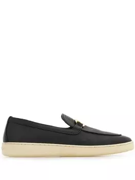 Ferragamo лоферы New Vara с пряжками, черный