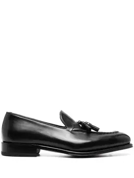 Ferragamo лоферы с кисточками, черный