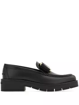 Ferragamo лоферы Vara Bow, черный