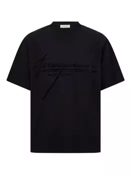 Ferragamo logo-print Футболка, черный