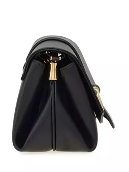 Ferragamo маленькая сумка на плечо с откидным клапаном, черный