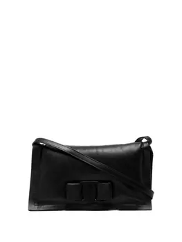 Ferragamo мини-сумка Viva Bow, черный