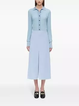 Ferragamo многослойная юбка миди, синий