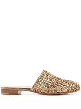 Ferragamo мюли Ellas, золотой