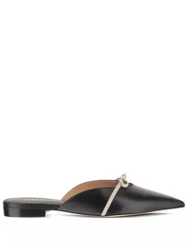 Ferragamo мюли с бантом, черный