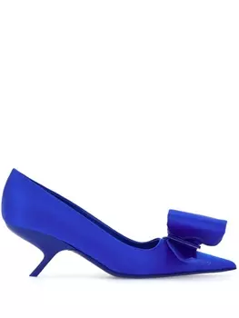 Ferragamo мюли с бантом, синий