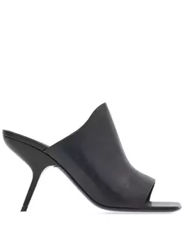 Ferragamo мюли с открытым носком, черный