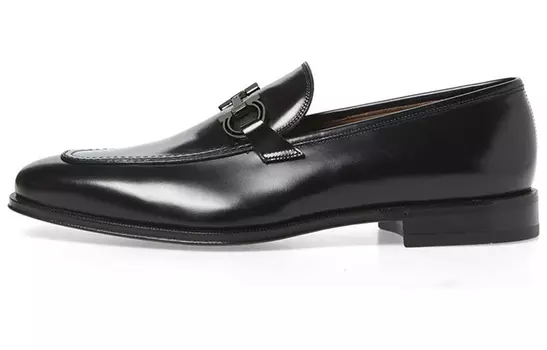 Ботинки Ferragamo Men's Casual Shoes Men Low-Top Black