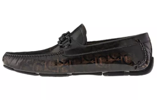 Мужские мокасины Ferragamo, черный