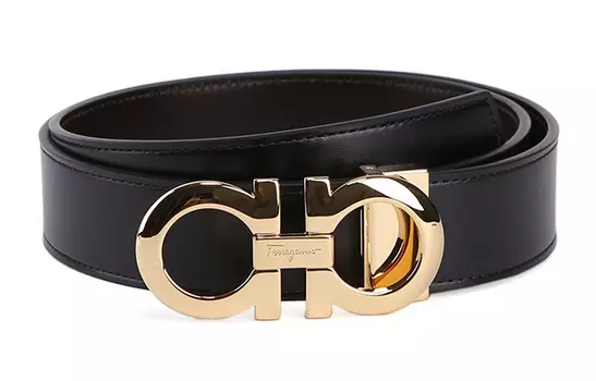 Ferragamo Мужской кожаный ремень