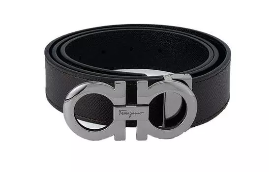 Мужской ремень Ferragamo, черный