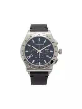 Ferragamo наручные часы 1927 Chronograph 41 мм, черный