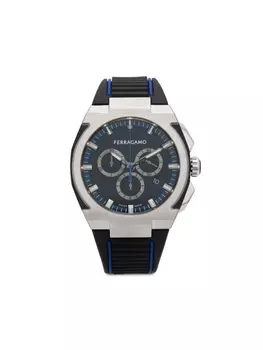 Ferragamo наручные часы Edge Chronograph 43 мм, черный