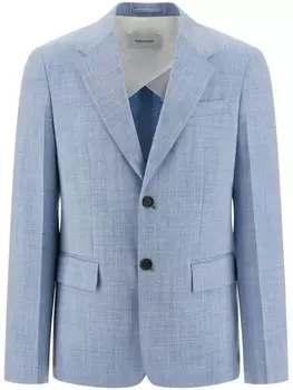 Ferragamo однобортный пиджак, синий