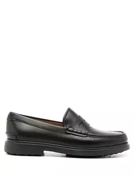 Ferragamo однотонные пенни-лоферы, черный