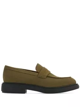 Ferragamo пенни-лоферы, зеленый