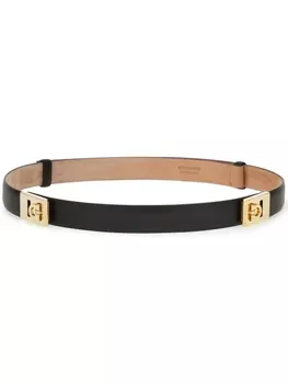 Ferragamo ремень с декором Gancini, черный