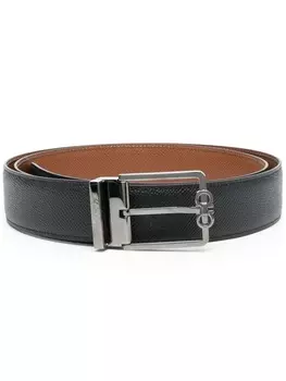 Ferragamo ремень с пряжкой, черный