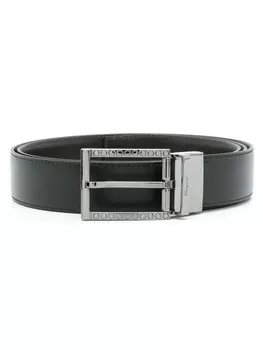 Ferragamo ремень с пряжкой, черный
