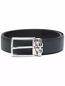 Ferragamo ремень с пряжкой Gancini, синий