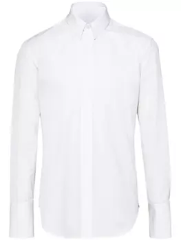 Ferragamo рубашка на пуговицах, белый