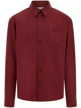 Ferragamo рубашка с длинными рукавами, красный