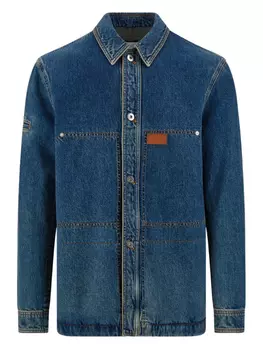 Ferragamo рубашка Workwear, синий