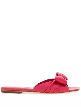 Ferragamo шлепанцы Padded Vara, красный