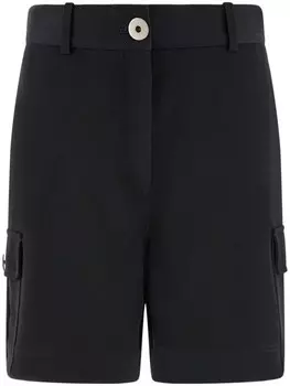 Ferragamo шорты из вирджинской шерсти, черный