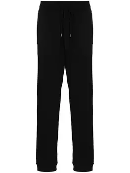 Ferragamo спортивные брюки прямого кроя, черный