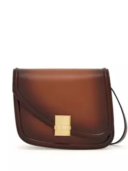 Ferragamo сумка через плечо Fiamma среднего размера, коричневый