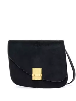 Ferragamo сумка через плечо Fiamma среднего размера, черный