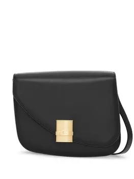 Ferragamo сумка через плечо среднего размера, черный