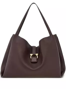 Ferragamo сумка-тоут Gancini среднего размера, красный