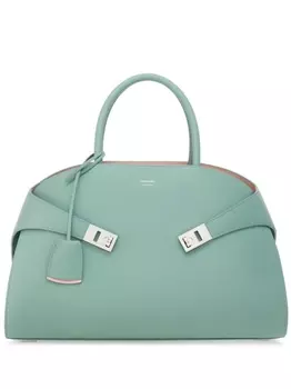Ferragamo сумка-тоут Hug, зеленый