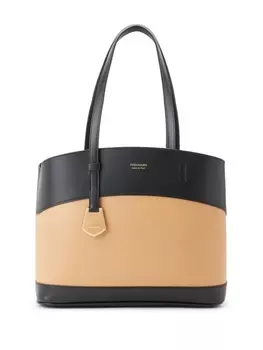Ferragamo сумка-тоут с логотипом, нейтральный цвет